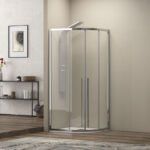 Καμπίνα ημικυκλική με διάφανο κρύσταλλο ELYSIUM 200 KARAG 90x90x200cm