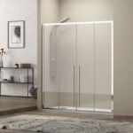 Καμπίνα από τοίχο σε τοίχο με διάφανο κρύσταλλο ELYSIUM 600 KARAG 190x200cm