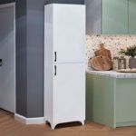 Ντουλάπι κουζίνας/μπάνιου Charlie Megapap χρώμα λευκό 49x31,8x173,9εκ. - Image 3