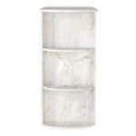 Τραπέζι μπαρ Vigne Megapap χρώμα λευκό εφέ μαρμάρου 150x51,6x101,8εκ. - Image 8