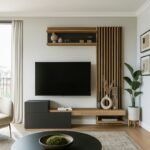 Σύνθεση τηλεόρασης Dumont Megapap χρώμα ανθρακί - sepet oak 180x36,8x200εκ. - Image 3