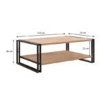 Τραπεζάκι σαλονιού Atlas Megapap χρώμα atlantic pine 110x70x40εκ. - Image 3