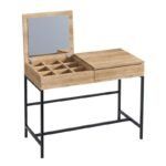 Τουαλέτα με καθρέπτη Linda Megapap χρώμα φυσικό οξιάς 100x45x74εκ. - Image 6