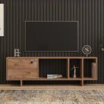 Έπιπλο τηλεόρασης Folsom Megapap χρώμα atlantic pine 140x29,9x45εκ. - Image 2