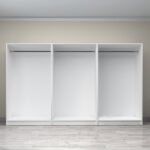 Ντουλάπα ρούχων Victoria Megapap εξάφυλλη χρώμα λευκό 300x60x181εκ. - Image 3