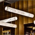 SE LED 120 GRAMMICO MARBLE PENDANT 10x120cm 24w 1200lm 3CCT WITH CONTROL 2 YEARS WARRANTY