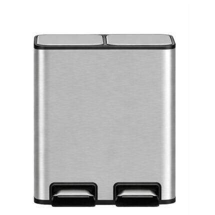 Κάδος Απορριμμάτων INOX 24 lt με Διπλό Εσωτερικό Κάδο