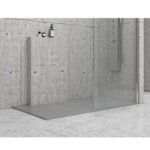 Ντουζιέρα τετράγωνη υψηλής αντοχής PIETRA Cemento KARAG 90x90x2,5cm