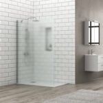 Σταθερό διαχωριστικό ντουζιέρας με icy κρύσταλλο S 28F ALTO Cromo KARAG 75x200cm