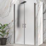 Καμπίνα από τοίχο σε τοίχο με icy κρύσταλλο S 28 ALTO SALLON Cromo KARAG 125x200cm