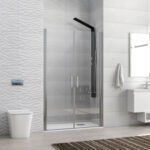Καμπίνα από τοίχο σε τοίχο με διάφανο κρύσταλλο S 28 ALTO SALLON Cromo KARAG 85x200cm