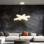 kelvo® VENOM KLV-101-0200-V2 Κρεμαστό Φωτιστικό Οροφής LED 120W 12000lm 120° AC 220-240V IP20 Ρυθμιζόμενο Λευκό CCT με Χειριστήριο από 2700K έως 6000K Dimmable - Lumileds SMD Chip - Λευκό Ματ - Μ80 x Π80 x Υ80cm - 3 Χρόνια Εγγύηση