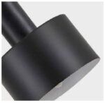 SE21-BL-4-4BL-MS1 ADEPT TUBE Black Pendant Black Metal Shade+ - Image 2