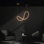 kelvo® GLOW KLV-101-0156 Κρεμαστό Φωτιστικό Οροφής LED 34W 3400lm 360° AC 220-240V IP20 Ρυθμιζόμενο Λευκό CCT με Χειριστήριο από 2700K έως 6000K Dimmable - Lumileds SMD Chip - Χρυσό Πλατίνα - Μ20 x Π35 x Υ120cm - 3 Χρόνια Εγγύηση