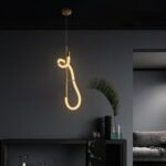 kelvo® GLOW KLV-101-0159 Κρεμαστό Φωτιστικό Οροφής LED 24W 2400lm 360° AC 220-240V IP20 Ρυθμιζόμενο Λευκό CCT με On/Off 2700K/4500K/6000K - Lumileds SMD Chip - Χρυσό Πλατίνα - Μ24 x Π10 x Υ62cm - 3 Χρόνια Εγγύηση