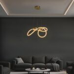 kelvo® GLOW KLV-101-0161 Κρεμαστό Φωτιστικό Οροφής LED 30W 3000lm 360° AC 220-240V IP20 Ρυθμιζόμενο Λευκό CCT με Χειριστήριο από 2700K έως 6000K Dimmable - Lumileds SMD Chip - Χρυσό Πλατίνα - Μ40 x Π40 x Υ30cm - 3 Χρόνια Εγγύηση