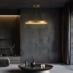 kelvo® VENOM KLV-101-0189 Κρεμαστό Φωτιστικό Οροφής LED 45W 4500lm 120° AC 220-240V IP20 Ρυθμιζόμενο Λευκό CCT με Χειριστήριο από 2700K έως 6000K Dimmable - Lumileds SMD Chip - Χρυσό Πλατίνα - Μ60 x Π60 x Υ6.5cm - 3 Χρόνια Εγγύηση