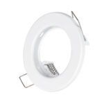 GLOBOSTAR® DELTA 77807 Χωνευτή Βάση για Σποτ MR16 με Ντουί GU10/GU5.3 IP20 - Λευκό - Μ8.3 x Π8.3 x Υ3.1cm / Q6cm - Image 2