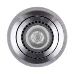 kelvo® AKIRA KLV-101-0026 Κινούμενο Φωτιστικό Downlight Σποτ για Λάμπα MR16 με Ντουί GU10 AC 220-240V IP20 - Νίκελ Βούρτσας - Μ8 x Π8 x Υ10cm - Image 5