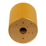 kelvo® AKIRA KLV-101-0027 Κινούμενο Φωτιστικό Downlight Σποτ για Λάμπα MR16 με Ντουί GU10 AC 220-240V IP20 - Χρυσό Βούρτσας - Μ8 x Π8 x Υ10cm - Image 6