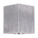 kelvo® AKIRA KLV-101-0030 Κινούμενο Φωτιστικό Downlight Σποτ για Λάμπα MR16 με Ντουί GU10 AC 220-240V IP20 - Νίκελ Βούρτσας - Μ8 x Π8 x Υ10cm - Image 4