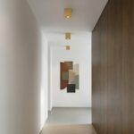 kelvo® AKIRA KLV-101-0031 Κινούμενο Φωτιστικό Downlight Σποτ για Λάμπα MR16 με Ντουί GU10 AC 220-240V IP20 - Χρυσό Βούρτσας - Μ8 x Π8 x Υ10cm - Image 2