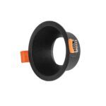 kelvo® DELTA KLV-101-0032 Χωνευτό Φωτιστικό Downlight Σποτ για Λάμπα MR16 με Ντουί GU10 AC 220-240V IP20 - Μαύρο Ματ - Μ8.5 x Π8.5 x Υ3.5cm / Q7.5cm - Image 2