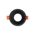 kelvo® DELTA KLV-101-0032 Χωνευτό Φωτιστικό Downlight Σποτ για Λάμπα MR16 με Ντουί GU10 AC 220-240V IP20 - Μαύρο Ματ - Μ8.5 x Π8.5 x Υ3.5cm / Q7.5cm - Image 3