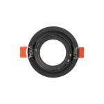 kelvo® DELTA KLV-101-0032 Χωνευτό Φωτιστικό Downlight Σποτ για Λάμπα MR16 με Ντουί GU10 AC 220-240V IP20 - Μαύρο Ματ - Μ8.5 x Π8.5 x Υ3.5cm / Q7.5cm - Image 4