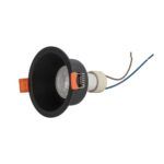 kelvo® DELTA KLV-101-0032 Χωνευτό Φωτιστικό Downlight Σποτ για Λάμπα MR16 με Ντουί GU10 AC 220-240V IP20 - Μαύρο Ματ - Μ8.5 x Π8.5 x Υ3.5cm / Q7.5cm - Image 6