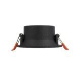 kelvo® DELTA KLV-101-0032 Χωνευτό Φωτιστικό Downlight Σποτ για Λάμπα MR16 με Ντουί GU10 AC 220-240V IP20 - Μαύρο Ματ - Μ8.5 x Π8.5 x Υ3.5cm / Q7.5cm - Image 7
