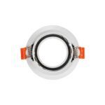kelvo® DELTA KLV-101-0033 Χωνευτό Φωτιστικό Downlight Σποτ για Λάμπα MR16 με Ντουί GU10 AC 220-240V IP20 - Λευκό Ματ - Μ8.5 x Π8.5 x Υ3.5cm / Q7.5cm - Image 4