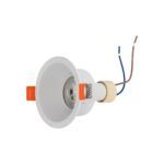 kelvo® DELTA KLV-101-0033 Χωνευτό Φωτιστικό Downlight Σποτ για Λάμπα MR16 με Ντουί GU10 AC 220-240V IP20 - Λευκό Ματ - Μ8.5 x Π8.5 x Υ3.5cm / Q7.5cm - Image 6