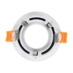 kelvo® OMICRON KLV-101-0035 Χωνευτό Φωτιστικό Downlight Σποτ για Λάμπα MR16 με Ντουί GU10 AC 220-240V IP20 - Λευκό Ματ - Μ8.5 x Π8.5 x Υ3cm / Q7.5cm - Image 4