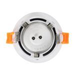 kelvo® OMICRON KLV-101-0035 Χωνευτό Φωτιστικό Downlight Σποτ για Λάμπα MR16 με Ντουί GU10 AC 220-240V IP20 - Λευκό Ματ - Μ8.5 x Π8.5 x Υ3cm / Q7.5cm - Image 5