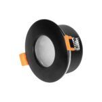 kelvo® KAPA KLV-101-0038 Χωνευτό Φωτιστικό Downlight Σποτ Μπάνιου για Λάμπα MR16 με Ντουί GU10 AC 220-240V Αδιάβροχο IP65 - Μαύρο Ματ - Μ8.5 x Π8.5 x Υ4.2cm / Q7.5cm - Image 2