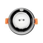 kelvo® KAPA KLV-101-0038 Χωνευτό Φωτιστικό Downlight Σποτ Μπάνιου για Λάμπα MR16 με Ντουί GU10 AC 220-240V Αδιάβροχο IP65 - Μαύρο Ματ - Μ8.5 x Π8.5 x Υ4.2cm / Q7.5cm - Image 5