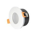 kelvo® KAPA KLV-101-0039 Χωνευτό Φωτιστικό Downlight Σποτ Μπάνιου για Λάμπα MR16 με Ντουί GU10 AC 220-240V Αδιάβροχο IP65 - Λευκό Ματ - Μ8.5 x Π8.5 x Υ4.2cm / Q7.5cm - Image 2