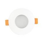 kelvo® KAPA KLV-101-0039 Χωνευτό Φωτιστικό Downlight Σποτ Μπάνιου για Λάμπα MR16 με Ντουί GU10 AC 220-240V Αδιάβροχο IP65 - Λευκό Ματ - Μ8.5 x Π8.5 x Υ4.2cm / Q7.5cm - Image 3