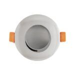 kelvo® KAPA KLV-101-0040 Χωνευτό Φωτιστικό Downlight Σποτ Μπάνιου για Λάμπα MR16 με Ντουί GU10 AC 220-240V Αδιάβροχο IP65 - Νίκελ Χρώμιο - Μ8.5 x Π8.5 x Υ4.2cm / Q7.5cm - Image 3