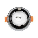 kelvo® KAPA KLV-101-0040 Χωνευτό Φωτιστικό Downlight Σποτ Μπάνιου για Λάμπα MR16 με Ντουί GU10 AC 220-240V Αδιάβροχο IP65 - Νίκελ Χρώμιο - Μ8.5 x Π8.5 x Υ4.2cm / Q7.5cm - Image 5