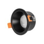 kelvo® SIGMA KLV-101-0041 Χωνευτό Φωτιστικό Downlight Σποτ Μπάνιου για Λάμπα MR16 με Ντουί GU10 AC 220-240V Αδιάβροχο IP65 - Μαύρο Ματ - Μ8.5 x Π8.5 x Υ4.4cm / Q7.5cm - Image 2