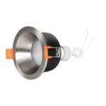 kelvo® SIGMA KLV-101-0043 Χωνευτό Φωτιστικό Downlight Σποτ Μπάνιου για Λάμπα MR16 με Ντουί GU10 AC 220-240V Αδιάβροχο IP65 - Νίκελ Βούρτσας - Μ8.5 x Π8.5 x Υ4.4cm / Q7.5cm - Image 6