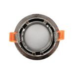 kelvo® LAMDA KLV-101-0046 Χωνευτό Φωτιστικό Downlight Σποτ Μπάνιου για Λάμπα MR16 με Ντουί GU10 AC 220-240V Αδιάβροχο IP65 - Νίκελ Βούρτσας - Μ8.5 x Π8.5 x Υ3.5cm / Q7.5cm - Image 4