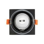 kelvo® EPSILON KLV-101-0047 Χωνευτό Φωτιστικό Downlight Σποτ Μπάνιου για Λάμπα MR16 με Ντουί GU10 AC 220-240V Αδιάβροχο IP65 - Μαύρο Ματ - Μ8.5 x Π8.5 x Υ4.4cm / Q7.5cm x 7.5cm - Image 5