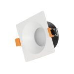 kelvo® EPSILON KLV-101-0048 Χωνευτό Φωτιστικό Downlight Σποτ Μπάνιου για Λάμπα MR16 με Ντουί GU10 AC 220-240V Αδιάβροχο IP65 - Λευκό Ματ - Μ8.5 x Π8.5 x Υ4.4cm / Q7.5cm x 7.5cm - Image 2