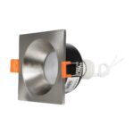 kelvo® EPSILON KLV-101-0049 Χωνευτό Φωτιστικό Downlight Σποτ Μπάνιου για Λάμπα MR16 με Ντουί GU10 AC 220-240V Αδιάβροχο IP65 - Νίκελ Βούρτσας - Μ8.5 x Π8.5 x Υ4.4cm / Q7.5cm x 7.5cm - Image 6