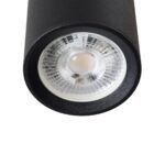 kelvo® DUCT KLV-101-0052 Φωτιστικό Downlight Σποτ για Λάμπα MR16 με Ντουί GU10 AC 220-240V IP20 - Μαύρο Ματ - Μ6 x Π6 x Υ45cm - Image 6