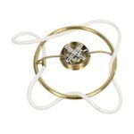 kelvo® GLOW KLV-101-0149 Φωτιστικό Οροφής LED 34W 3400lm 360° AC 220-240V IP20 Ρυθμιζόμενο Λευκό CCT με Χειριστήριο από 2700K έως 6000K Dimmable - Lumileds SMD Chip - Χρυσό Πλατίνα - Μ60 x Π60 x Υ30cm - 3 Χρόνια Εγγύηση - Image 9