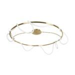 kelvo® GLOW KLV-101-0151 Φωτιστικό Οροφής LED 89W 8900lm 360° AC 220-240V IP20 Ρυθμιζόμενο Λευκό CCT με Χειριστήριο από 2700K έως 6000K Dimmable - Lumileds SMD Chip - Χρυσό Πλατίνα - Μ150 x Π150 x Υ30cm - 3 Χρόνια Εγγύηση - Image 5